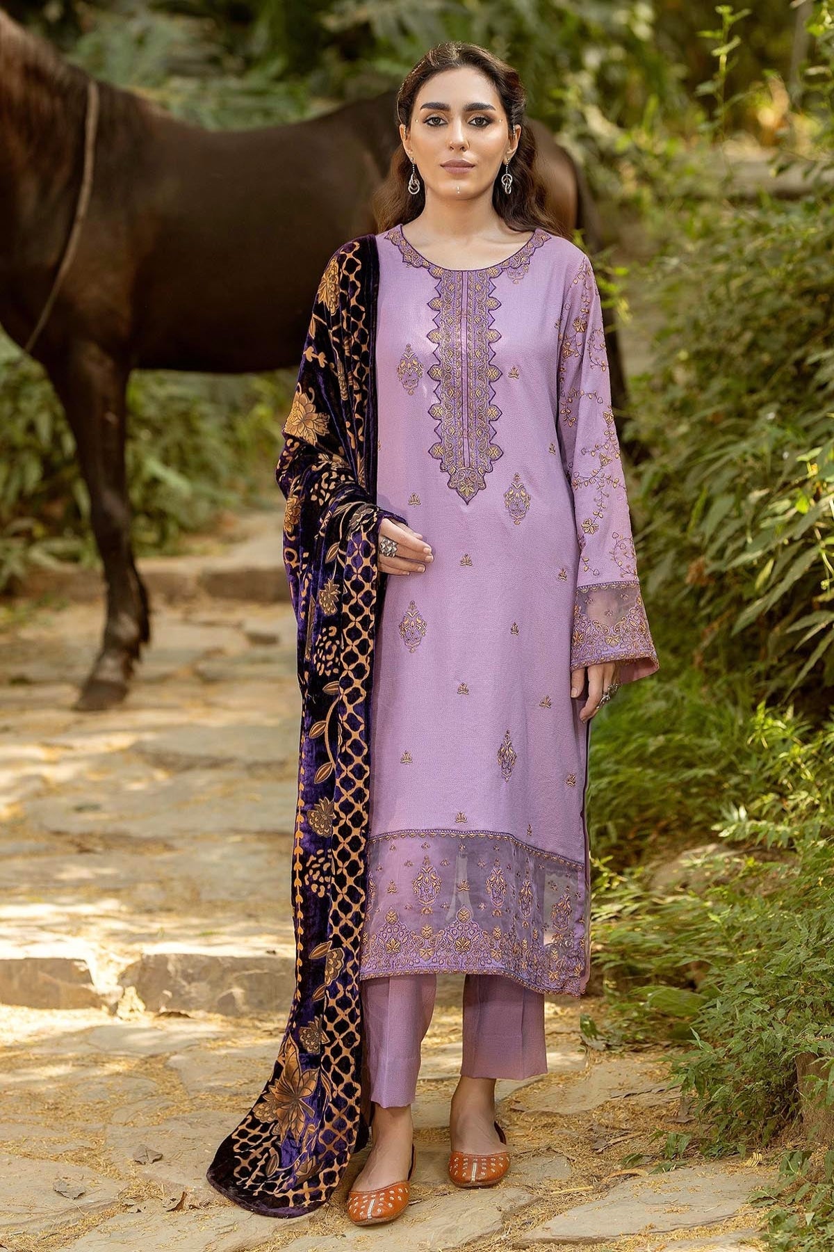 Stitched Adan's Libas | EDENORE-1341| Stitched by Rang | Clearance