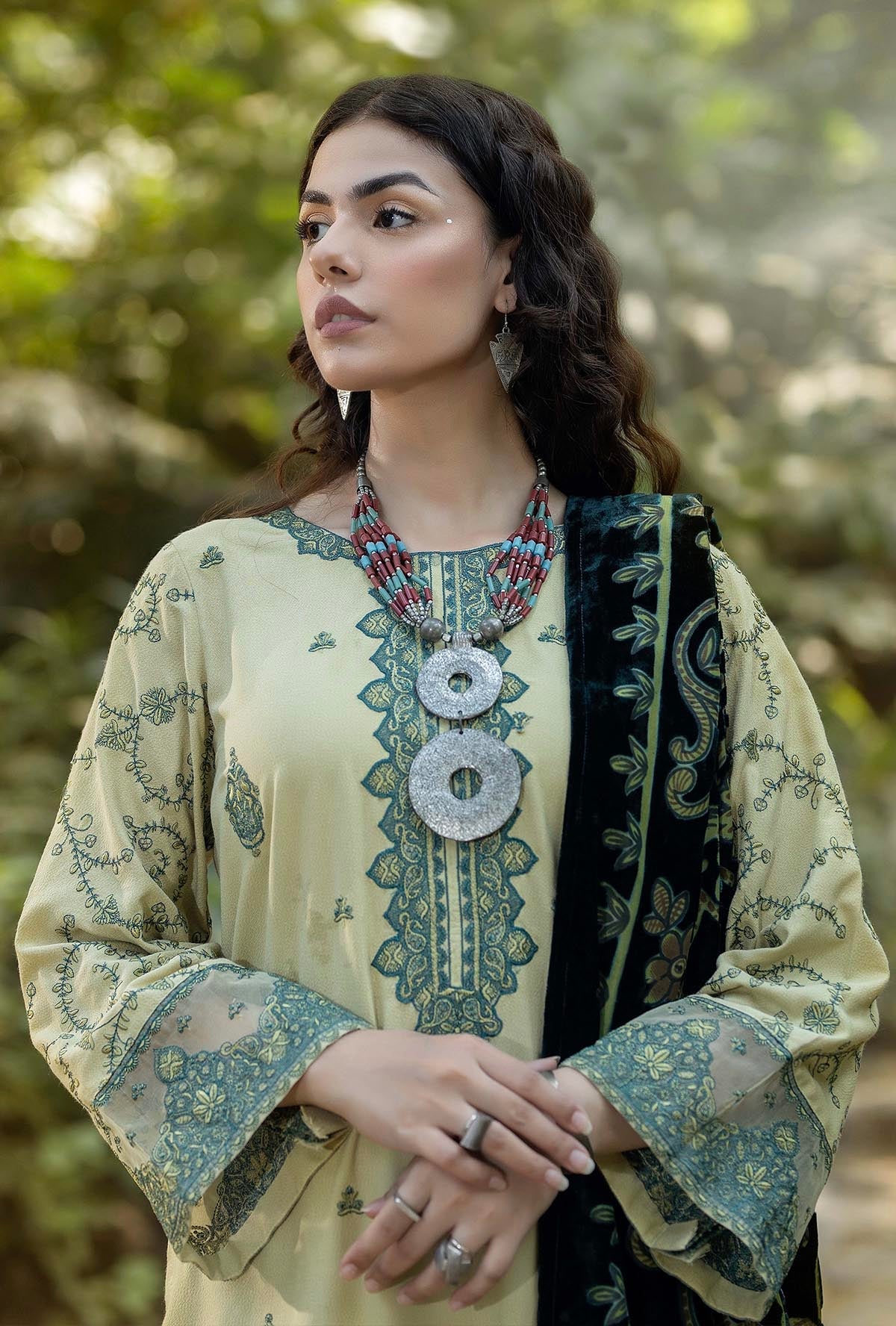 Stitched Adan's Libas | EDENORE-1345| Stitched by Rang | Clearance