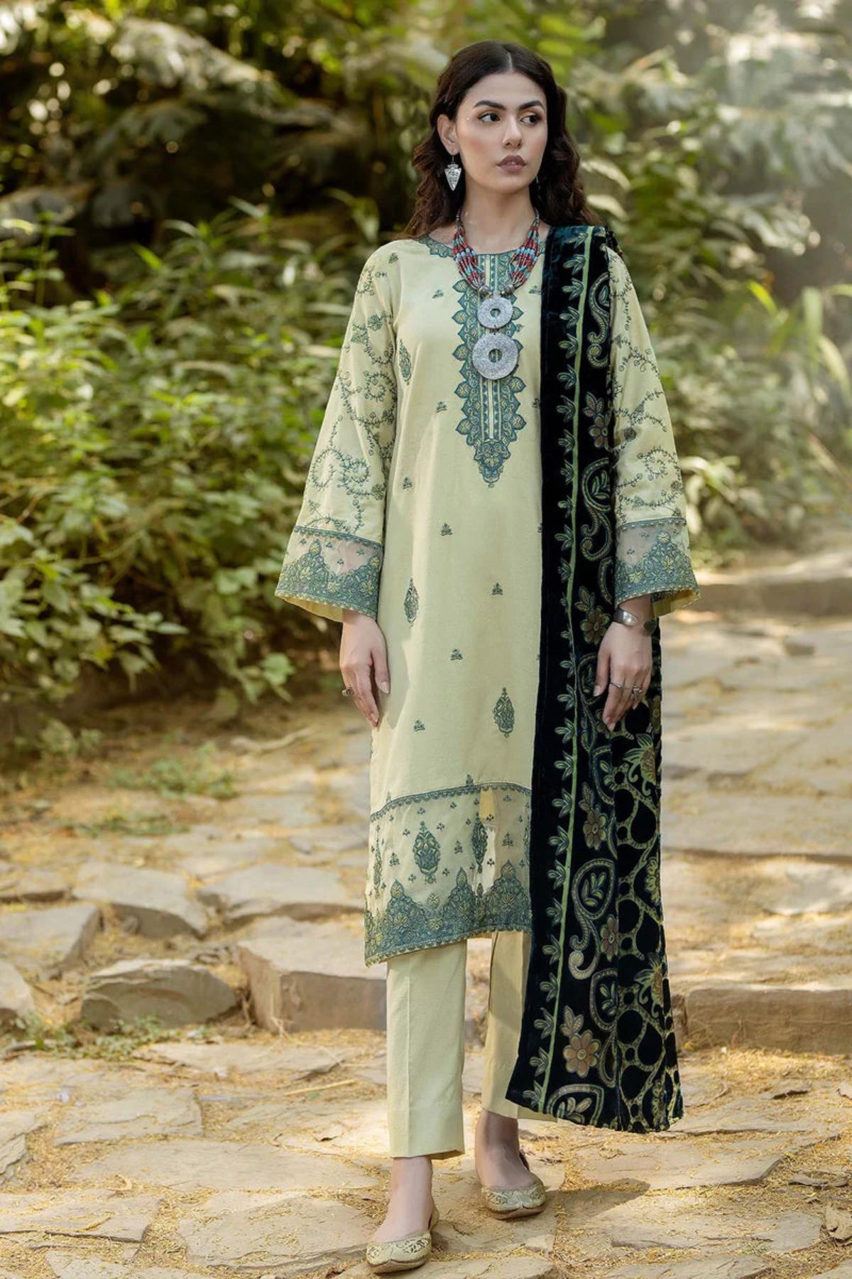 Stitched Adan's Libas | EDENORE-1345| Stitched by Rang | Clearance