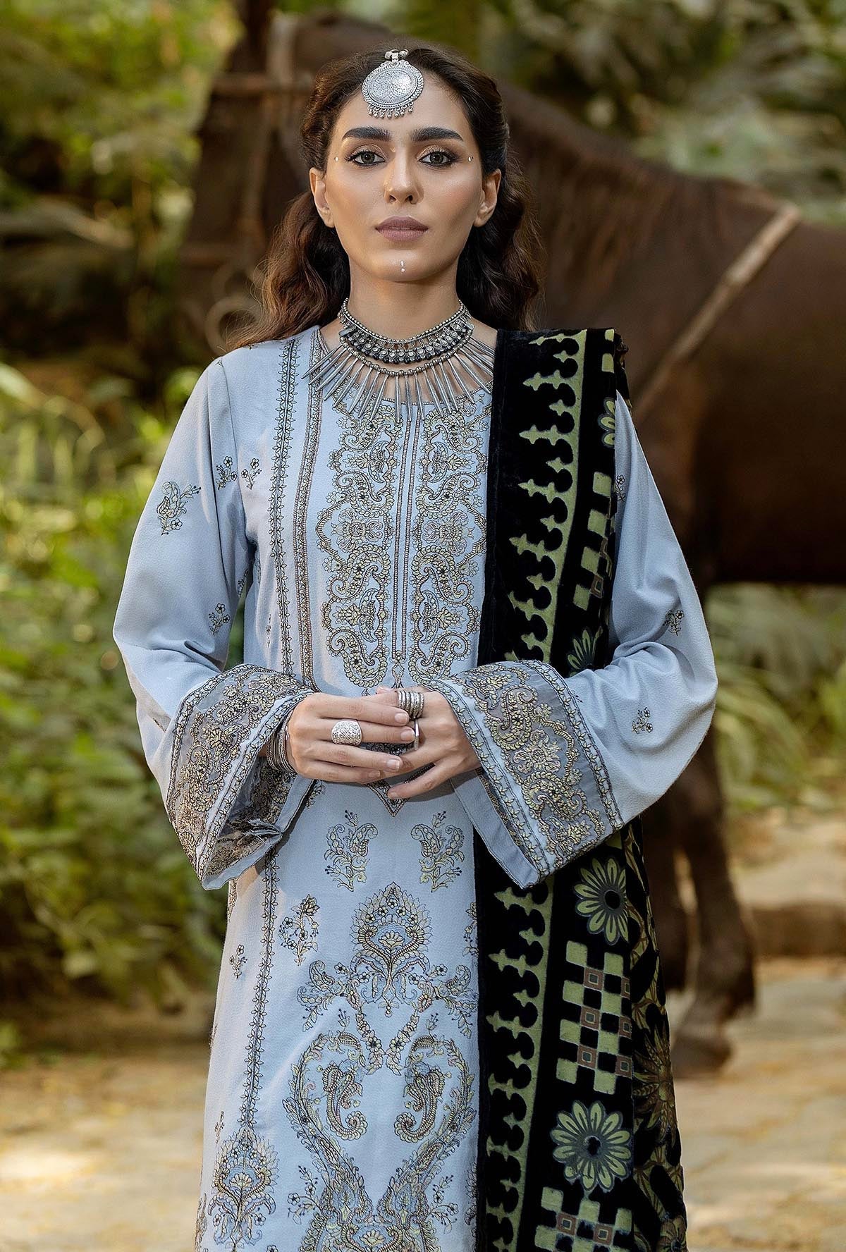 Stitched Adan's Libas | EDENORE-1347| Stitched by Rang | Clearance