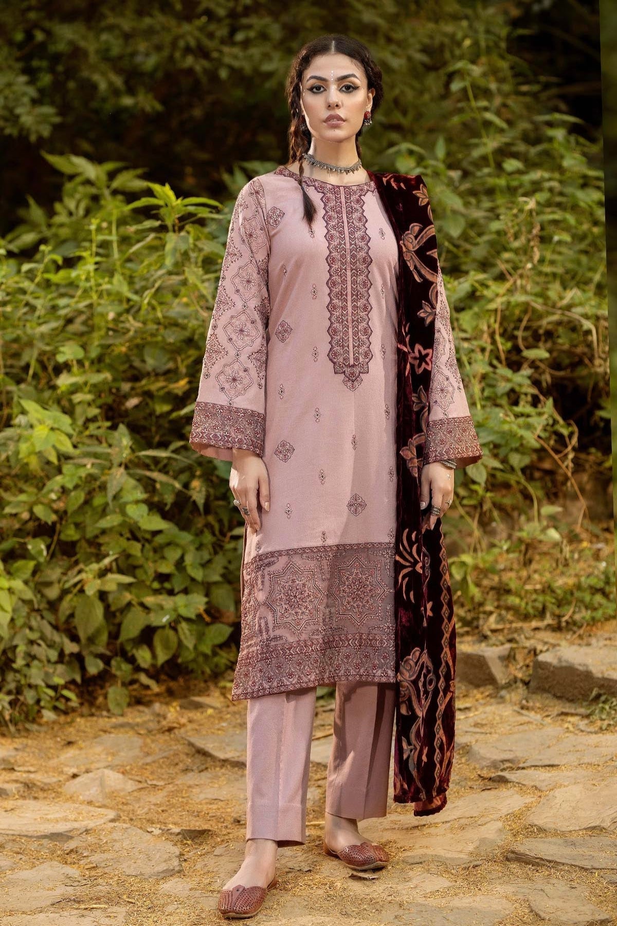 Stitched Adan's Libas | EDENORE-1349| Stitched by Rang | Clearance