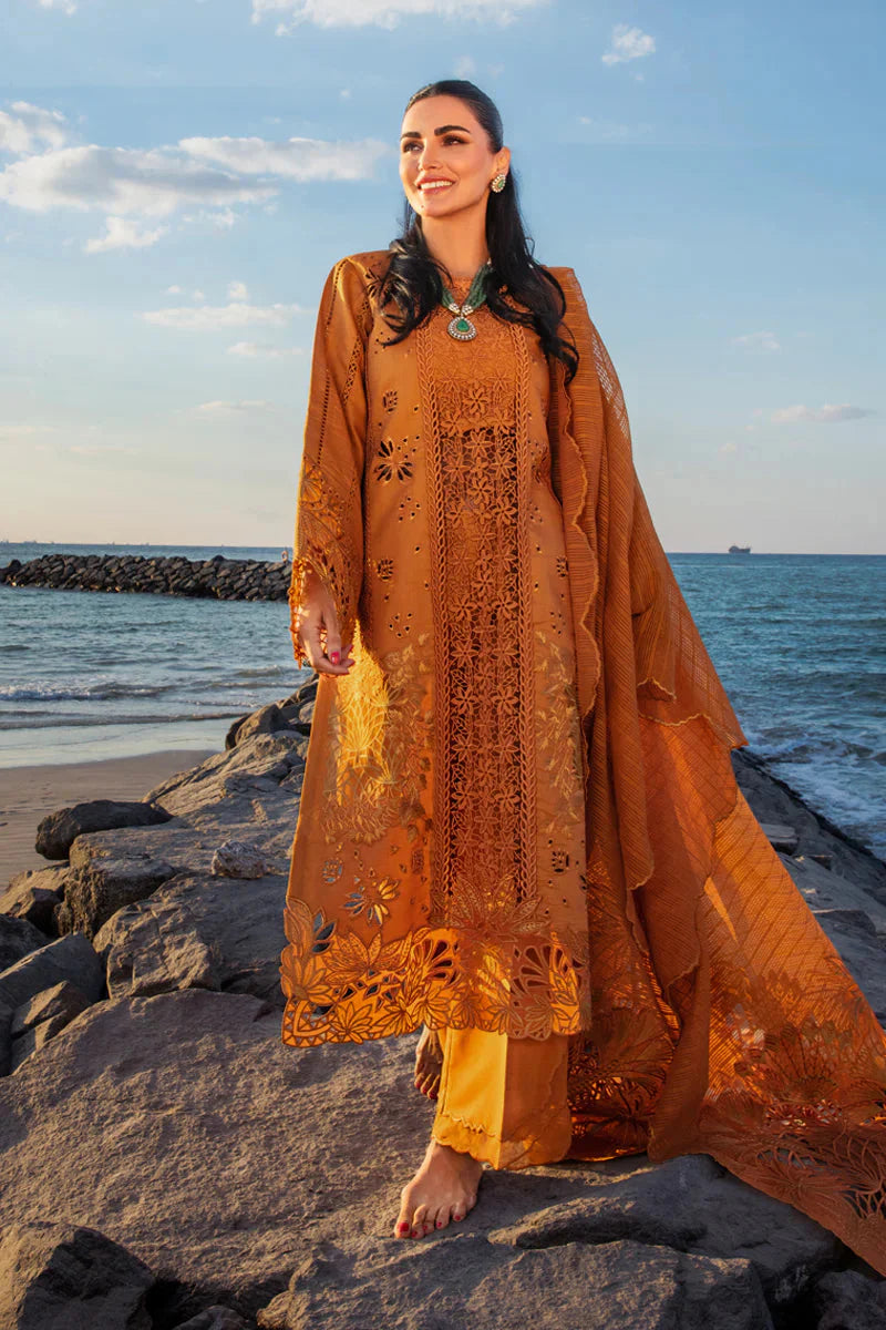 Stitched Rang Rasiya Premium Lawn 2025 | D-12 | Inspired | Stitched by Rang