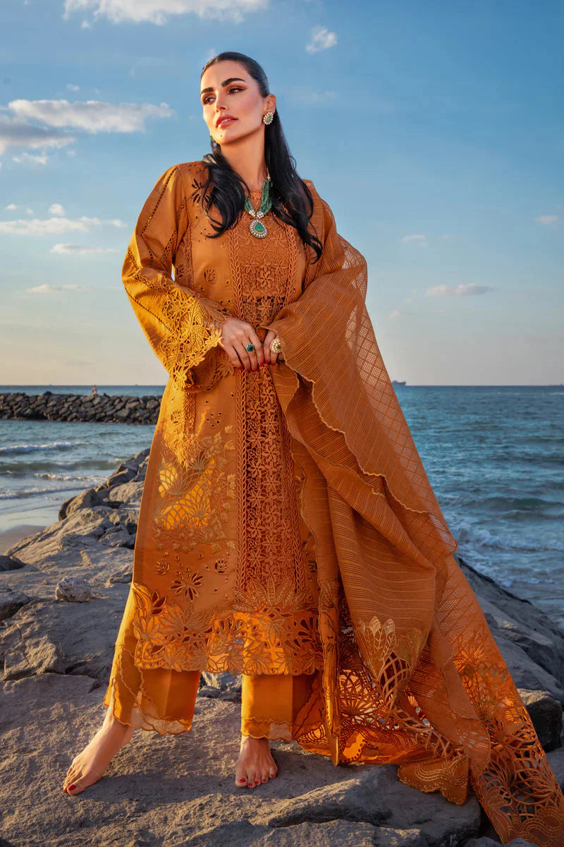 Stitched Rang Rasiya Premium Lawn 2025 | D-12 | Inspired | Stitched by Rang