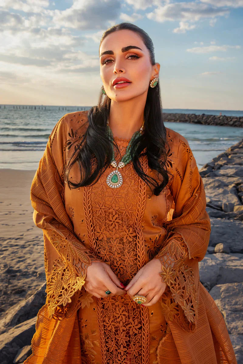 Stitched Rang Rasiya Premium Lawn 2025 | D-12 | Inspired | Stitched by Rang