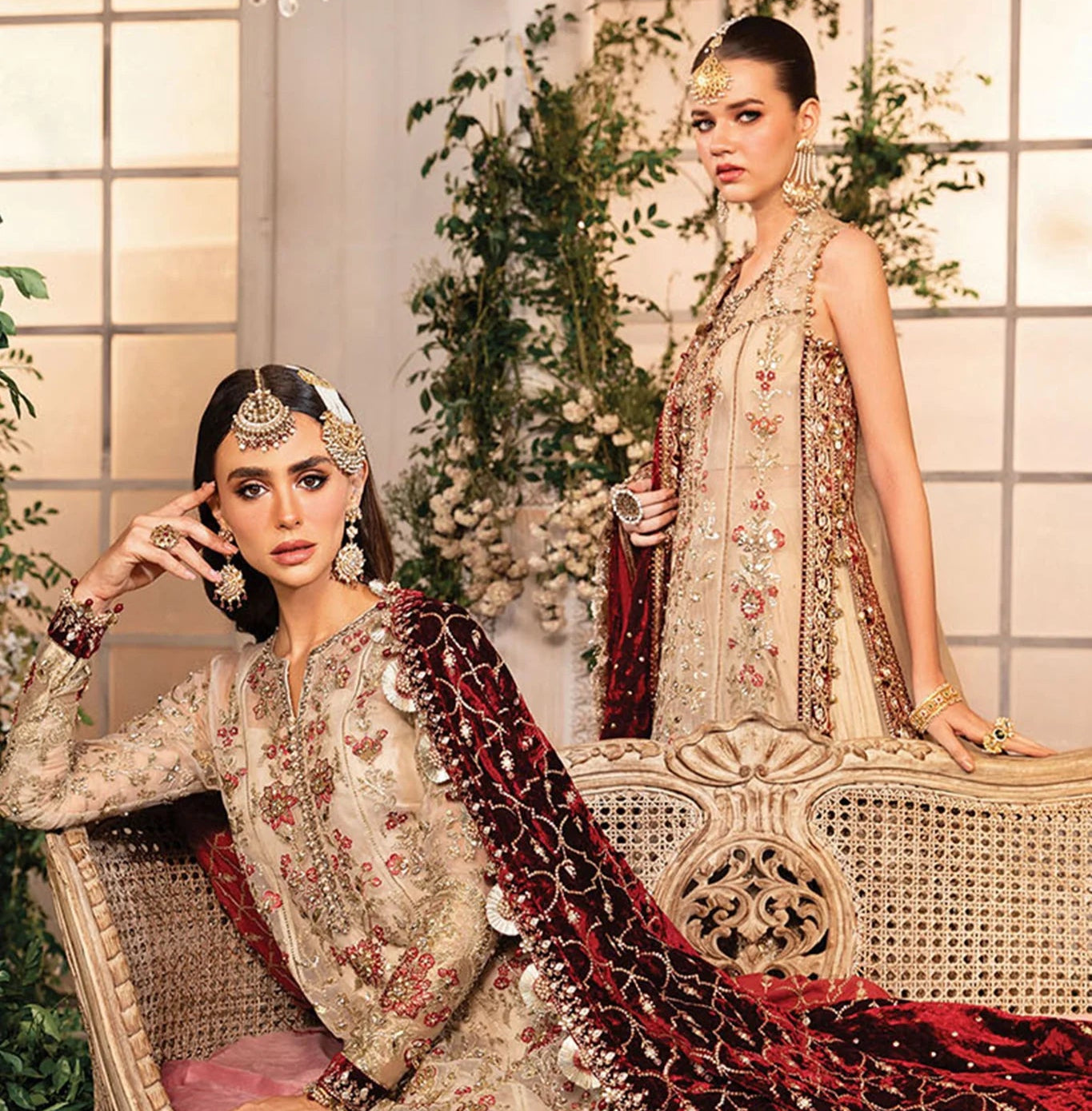 Stitched Maria B. Embroidered Suit | D-05 | Stitched by Rang