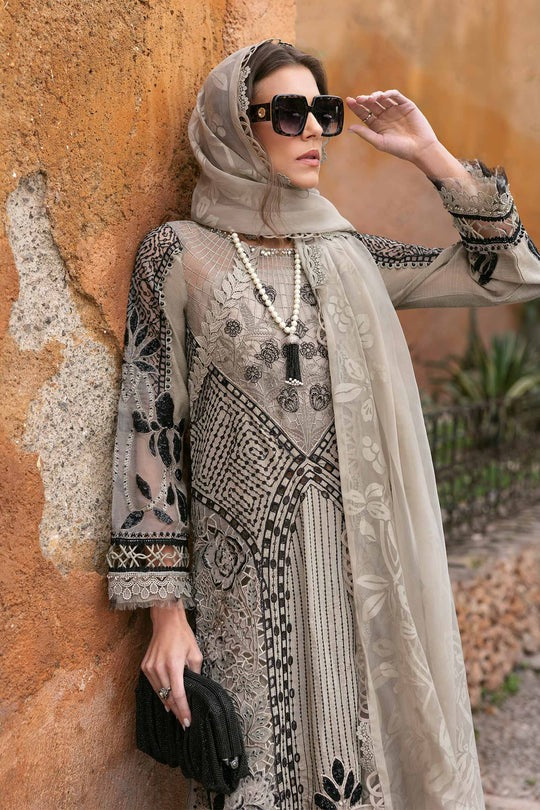 Stitched Maria B Embroidered Suit | Inspired | D-2510-B | Stitched by Rang