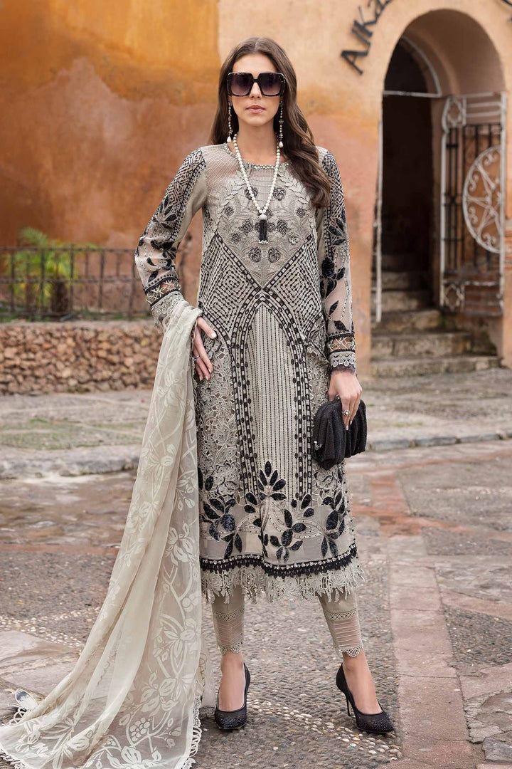 Stitched Maria B Embroidered Suit | Inspired | D-2510-B | Stitched by Rang