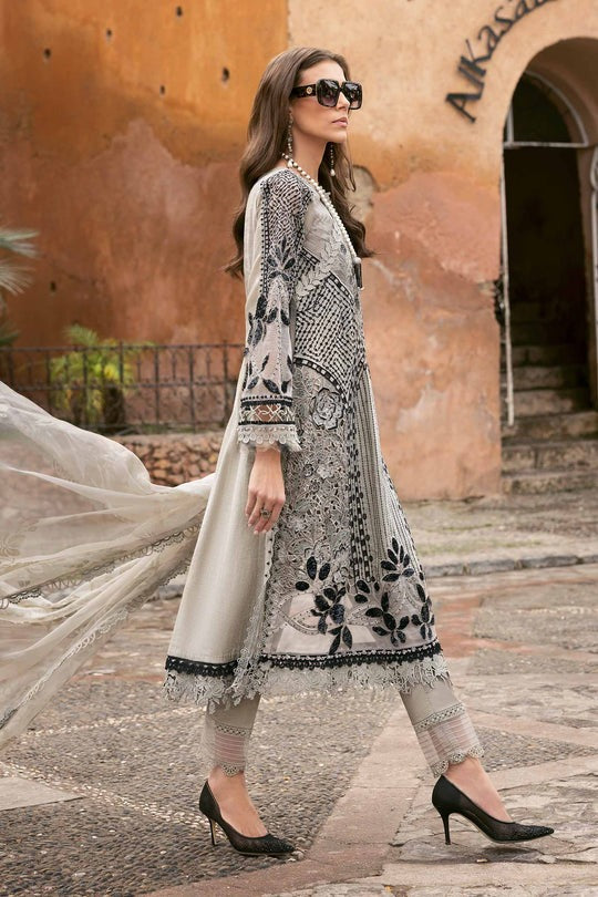 Stitched Maria B Embroidered Suit | Inspired | D-2510-B | Stitched by Rang