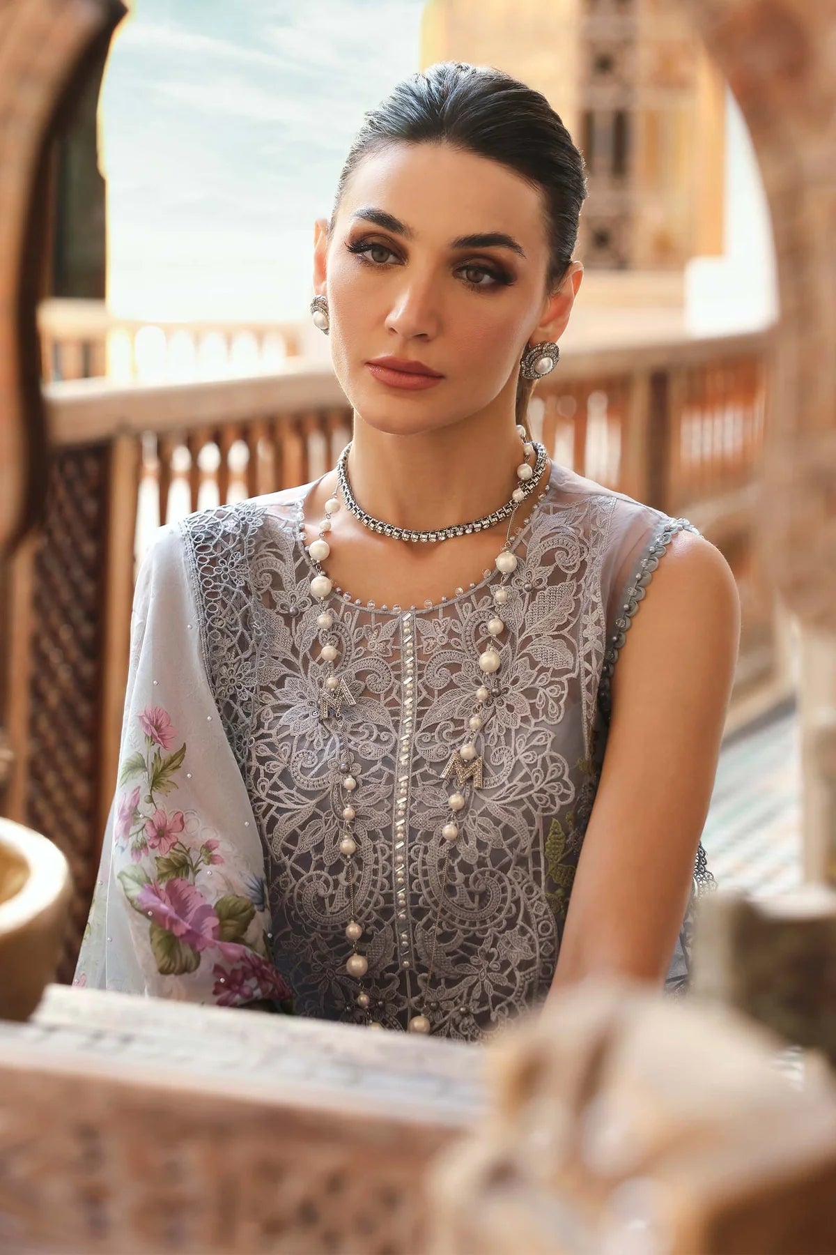 Stitched Maria B Embroidered Suit | Inspired | D-2509-B | Stitched by Rang