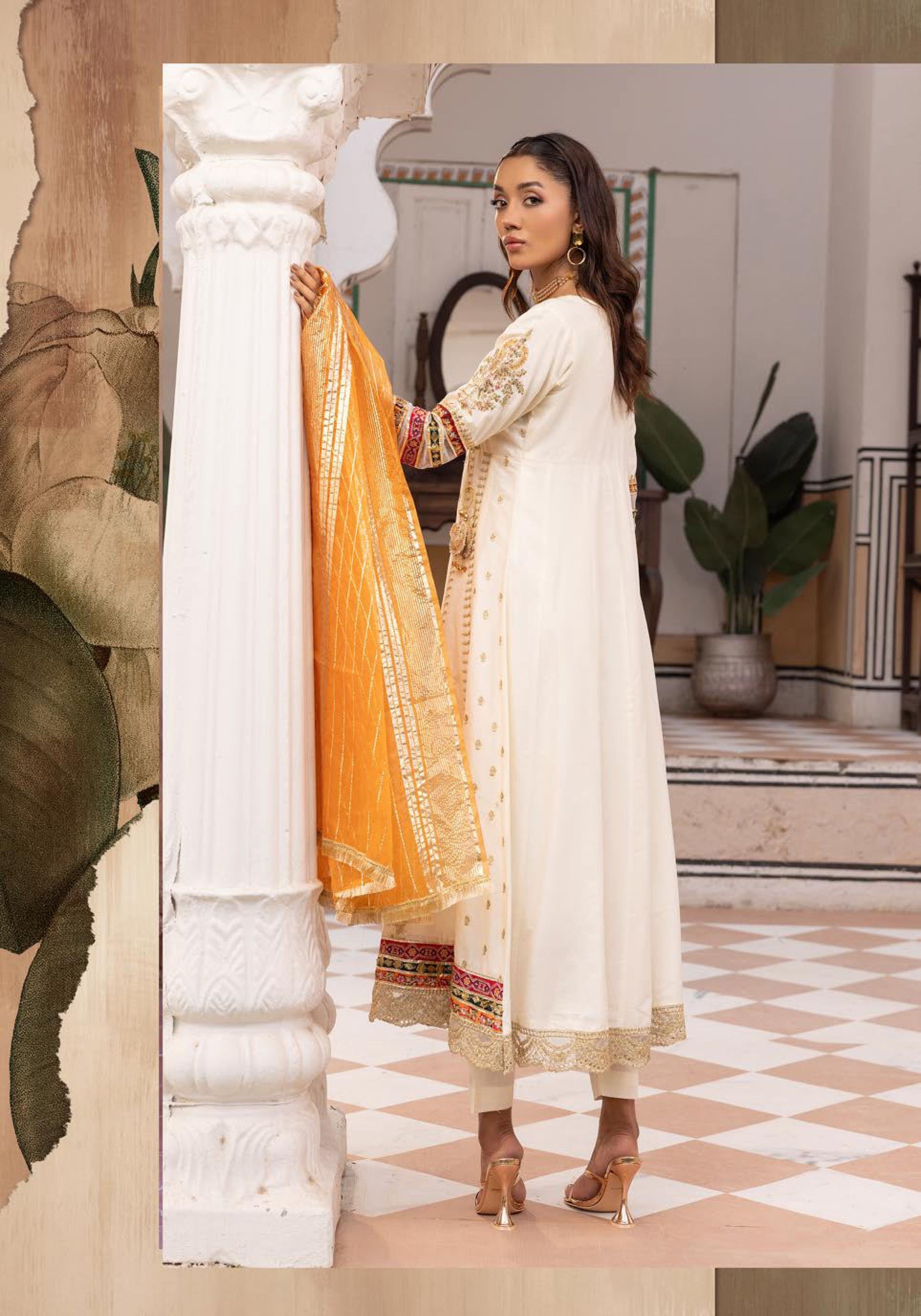Stitched Simrans Dress | Karma Lux Series | Stitched by Rang
