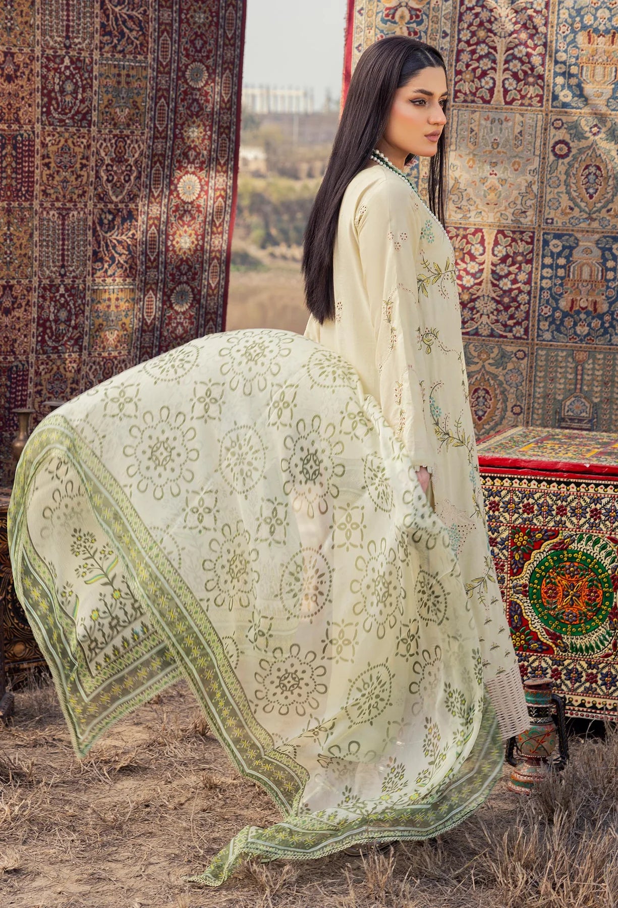 Adan Libas Traditional Attire | Attire 07 | Stitched by Rang | Clearance