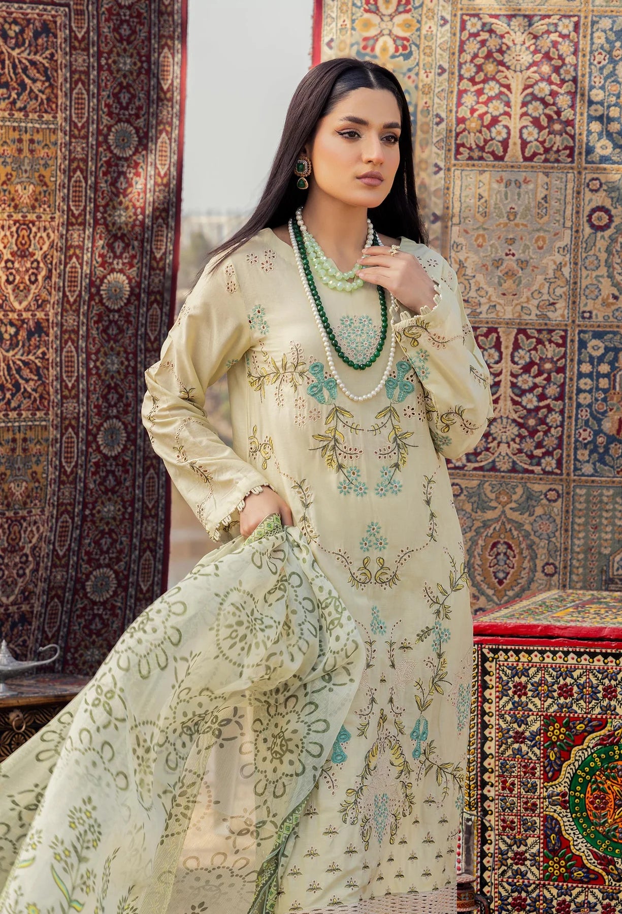 Adan Libas Traditional Attire | Attire 07 | Stitched by Rang | Clearance