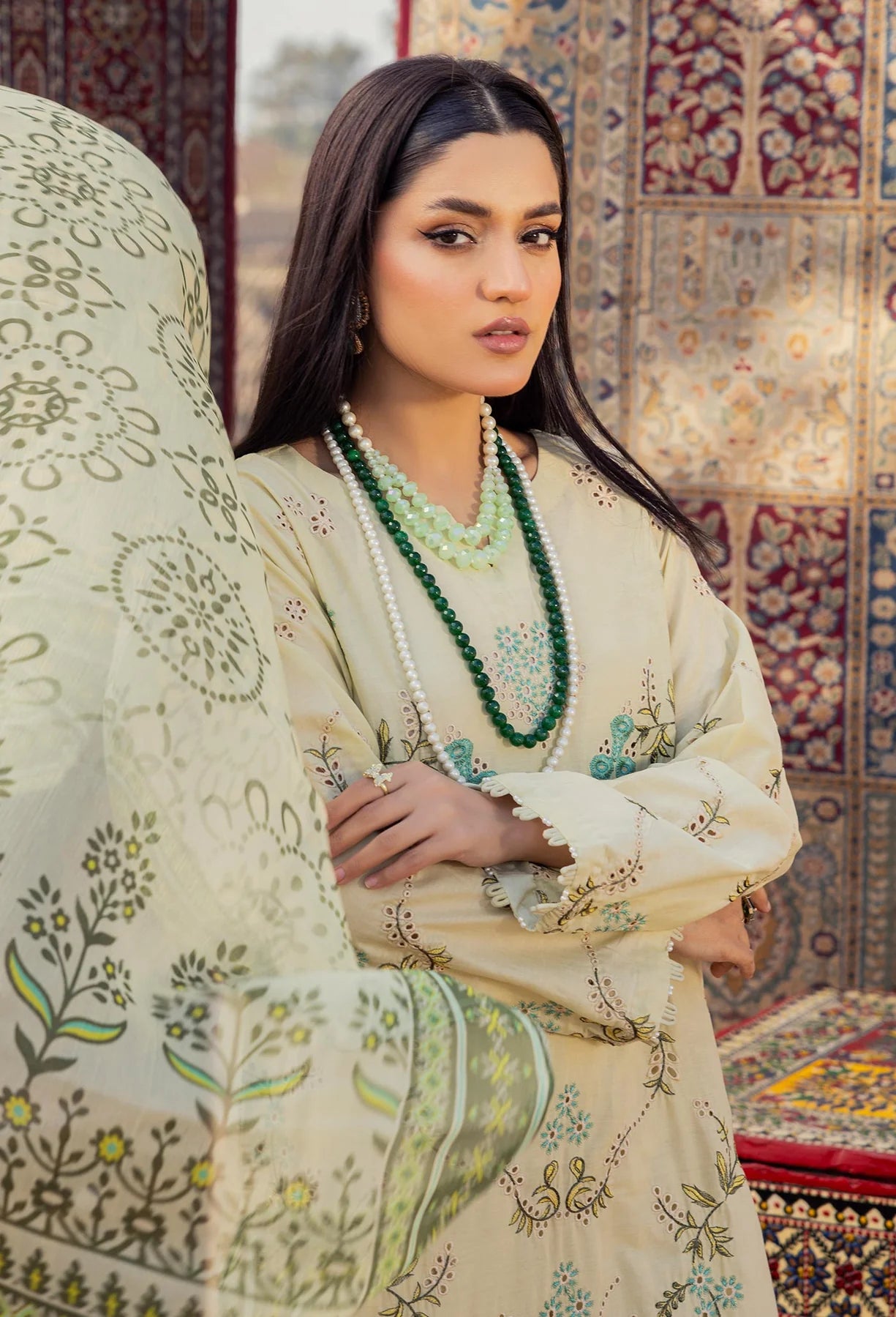 Adan Libas Traditional Attire | Attire 07 | Stitched by Rang | Clearance