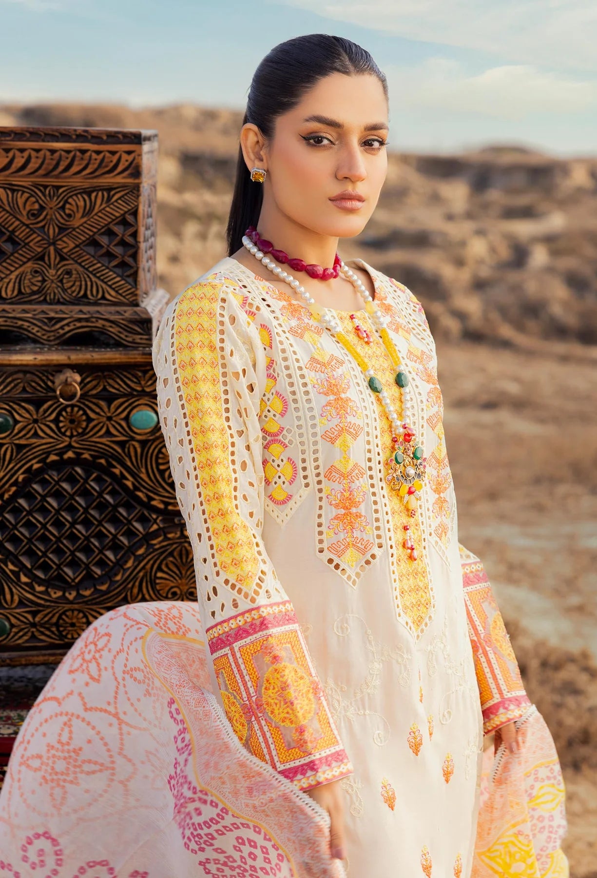 Adan Libas Traditional Attire | Attire 09 | Stitched by Rang | Clearance
