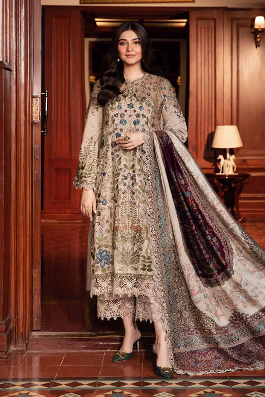 Maria B. Embroidered Suit | DL-1211 | Stitched by Rang | Inspired