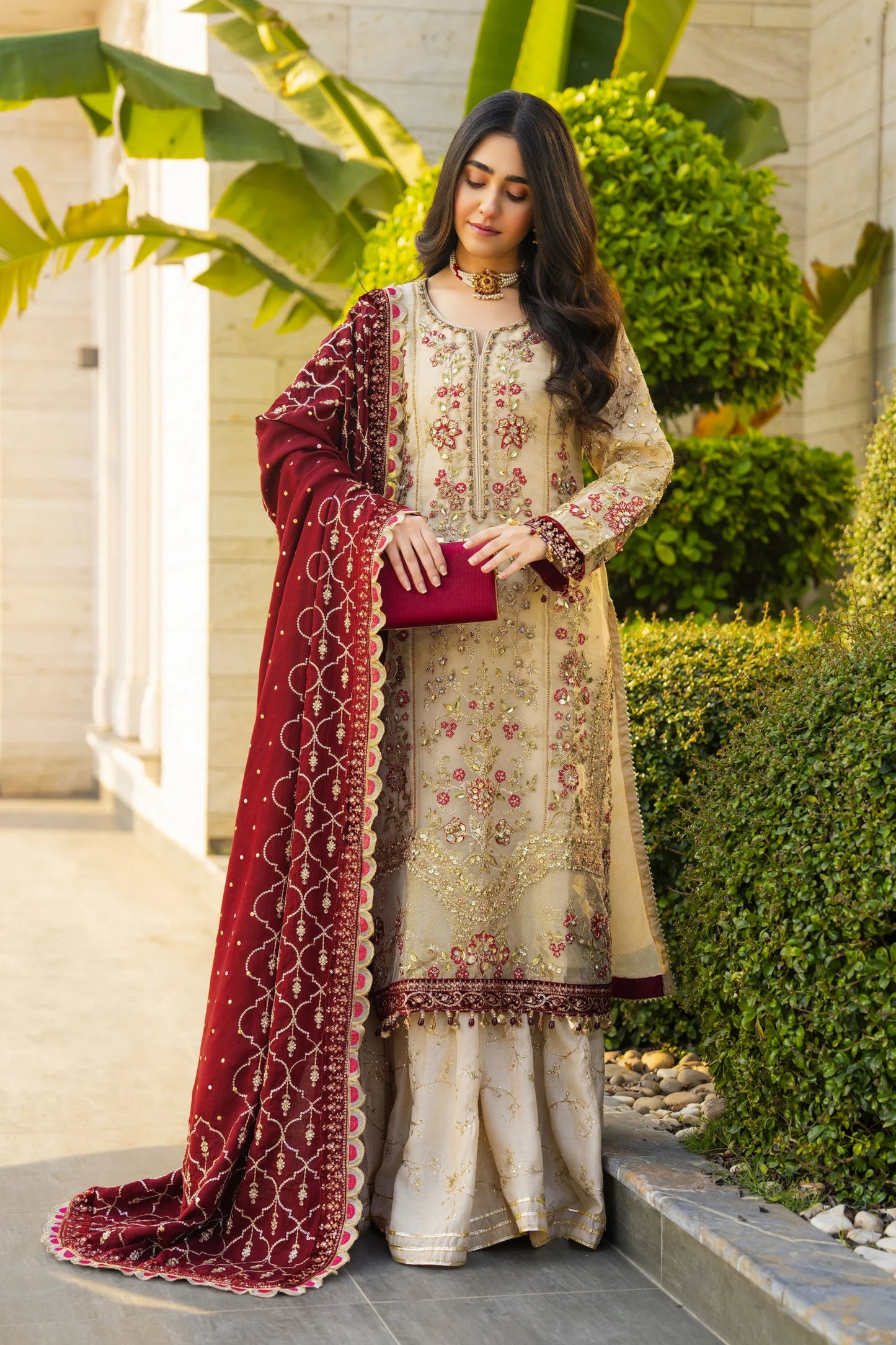 Silver Royale Handwork Formal SRH9 | Stitched by Rang