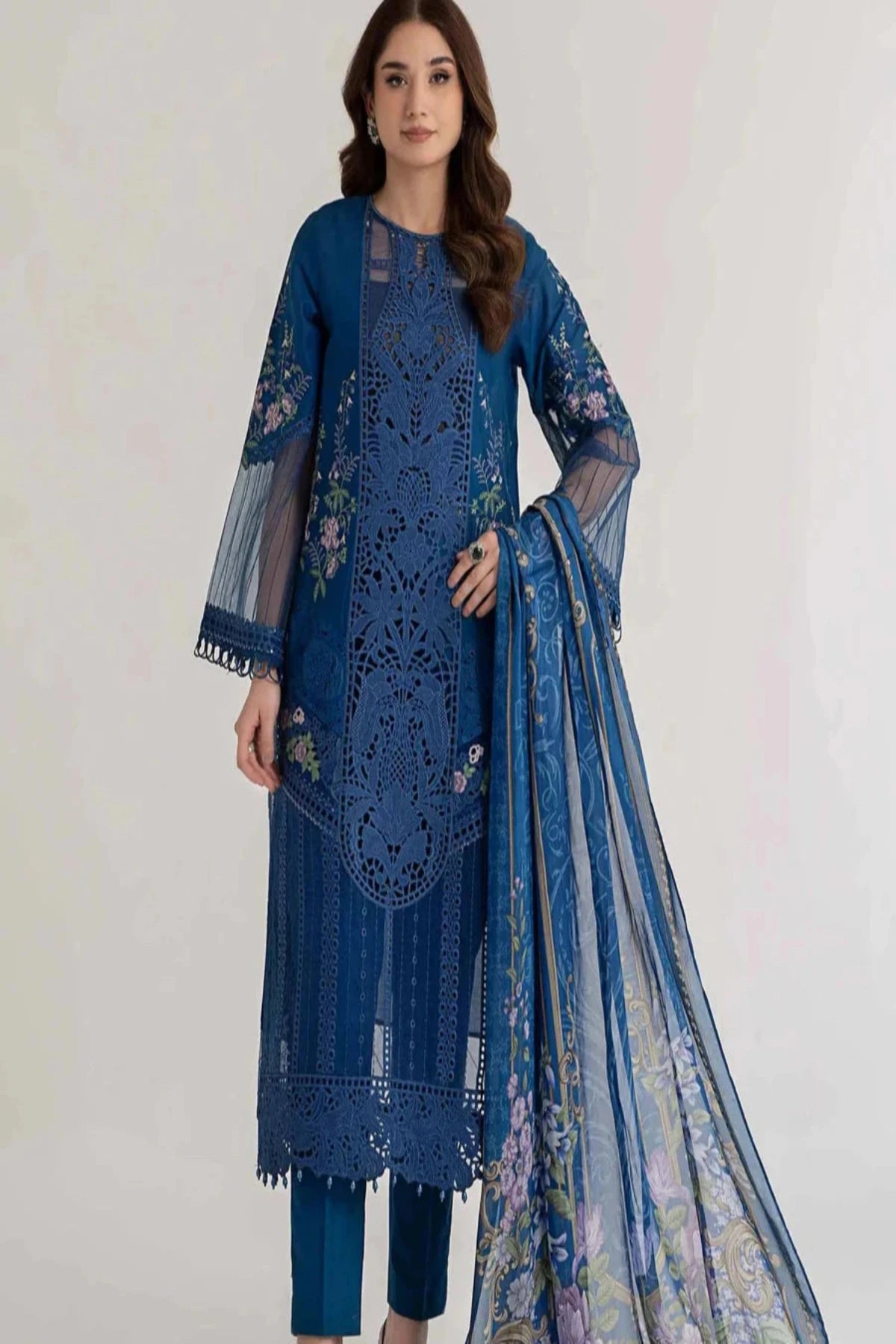 Maria B. | Stitched by Rang |Stitched Lawn | Inspired | D-2415-A