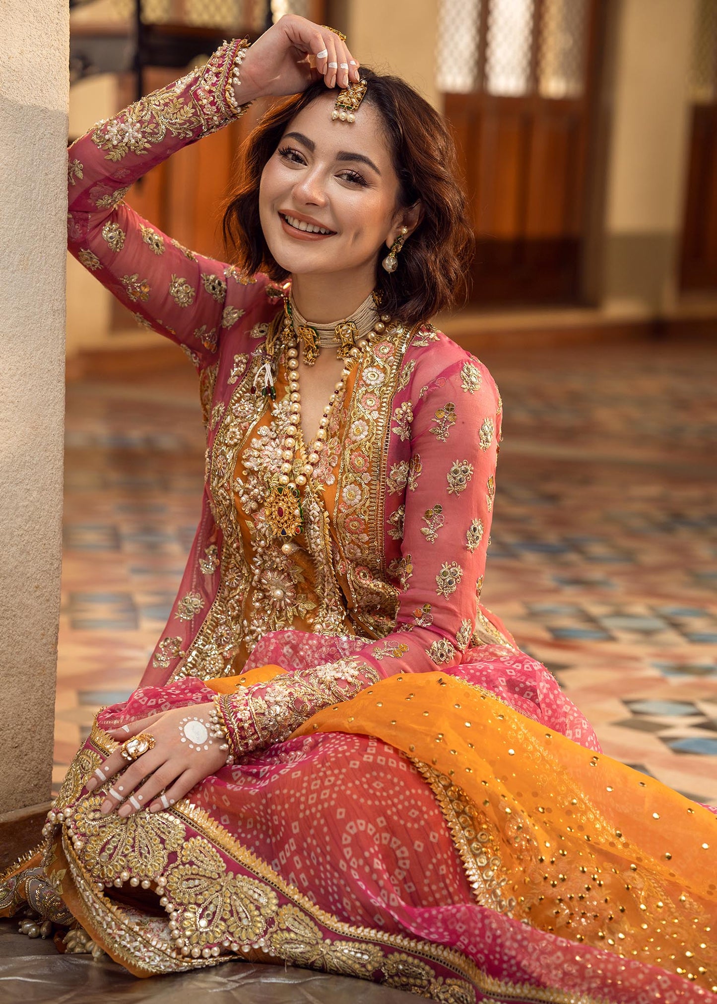 Saira Shakira by Crimson | Stitched by Rang | Inspired |Mehndi Galore|