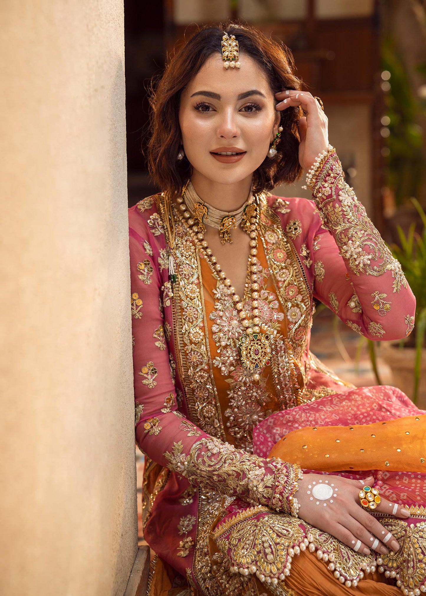 Saira Shakira by Crimson | Stitched by Rang | Inspired |Mehndi Galore|