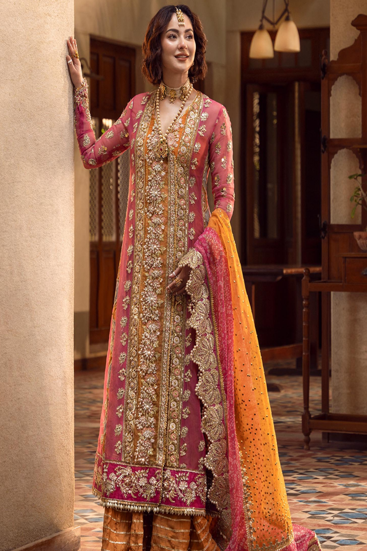 Saira Shakira by Crimson | Stitched by Rang | Inspired |Mehndi Galore|