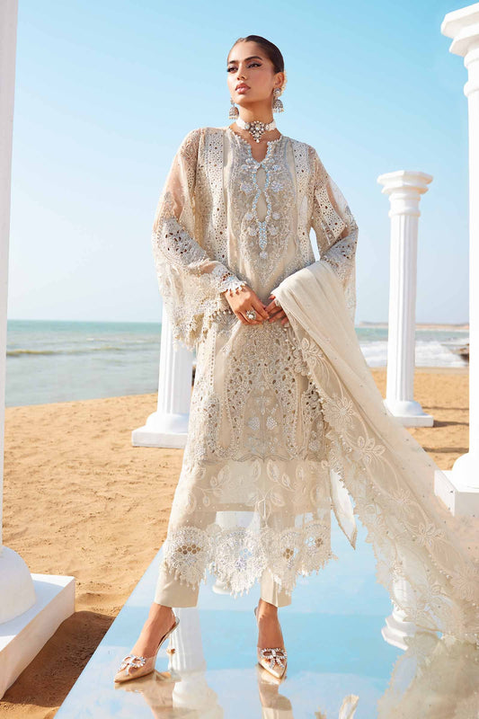 Maria B Stitched Embroidered Lawn-25-09 Suit | Inspired | Stitched by Rang