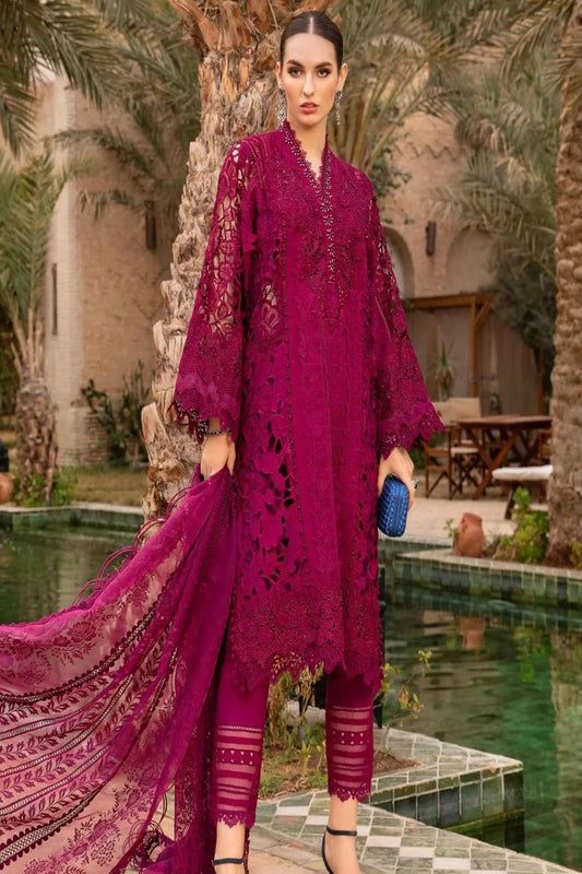 Maria B. | Stitched by Rang | Luxury Lawn| Inspired | D-2409-A