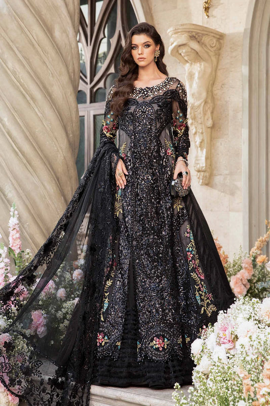 Maria B. Wedding Collection| Embroidered Suit | Inspired | BD-2802 | Stitched by Rang