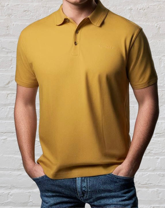 Classic Cotton Polo Collar T-Shirt for Men