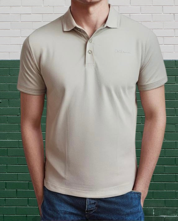 Classic Cotton Polo Collar T-Shirt for Men