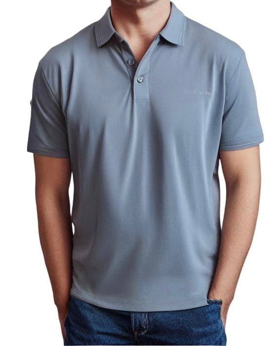 Classic Cotton Polo Collar T-Shirt for Men