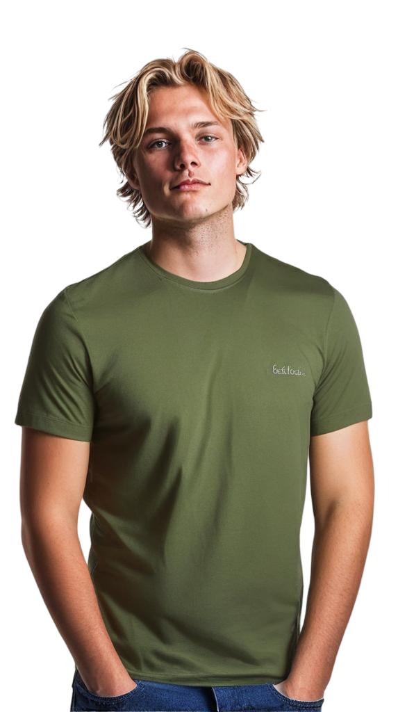 Casual Cotton Round-Neck-Crewneck Shortsleeve T-Shirts For Men