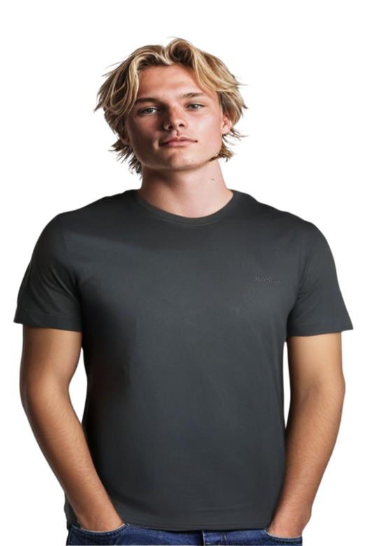 Casual Cotton Round-Neck-Crewneck Shortsleeve T-Shirts For Men