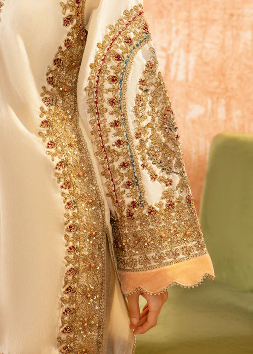 Wedding Wear | Complete Hand Stitched / Adda Work - Gharara | Stitched by Rang | Inspired